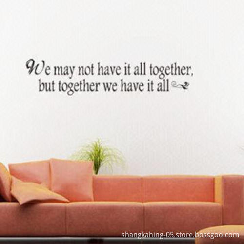 Removable Transfer Film, Family Love House Rules, Vinyl Wall Stickers